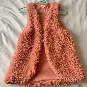 Fuzzy vest!
